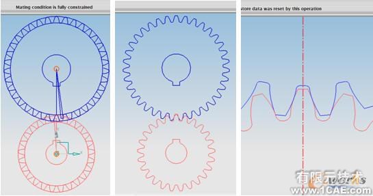 UG NX5的渐开线标准齿廓啮合仿真autocad应用技术图片图片3