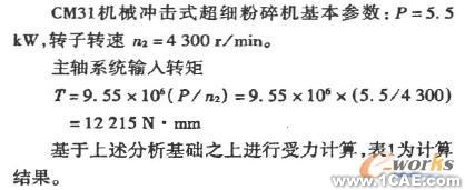 基于COSMOS 的粉碎机主轴有限元分析+学习资料图片5