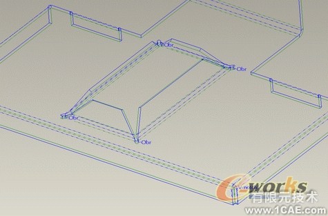 proe中钣金法兰壁的设计proe模型图图片10