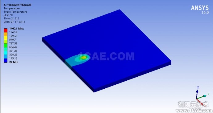 ANSYS <wbr>Workbench移动热源施加