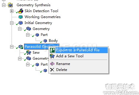 导出ANSYS <wbr>WORKBENCH静态分析后的变形模型