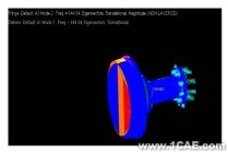 基于CAE的重力场对旋转对称结构零部件振动可靠性的影响ansys培训的效果图片4