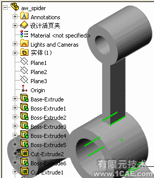 Solidworks“系统选项”——“FeatureManager”solidworks simulation培训教程图片4