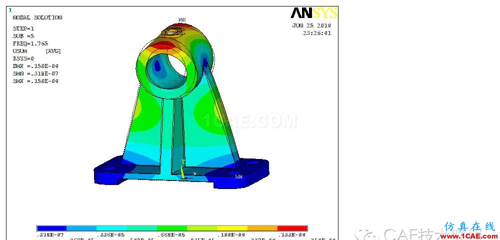 结构支座 的有限元分析ansys分析图片11