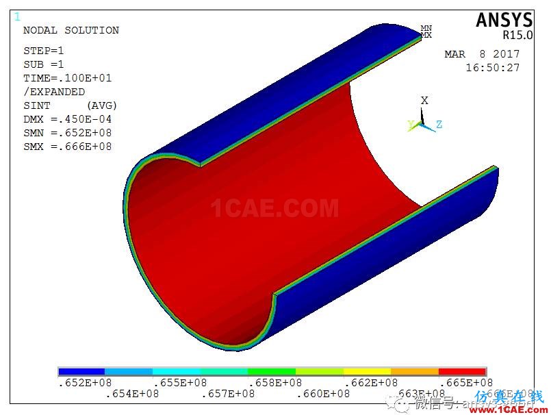 热应力专题-间接法热应力分析-以保温管道为例ansys workbanch图片10