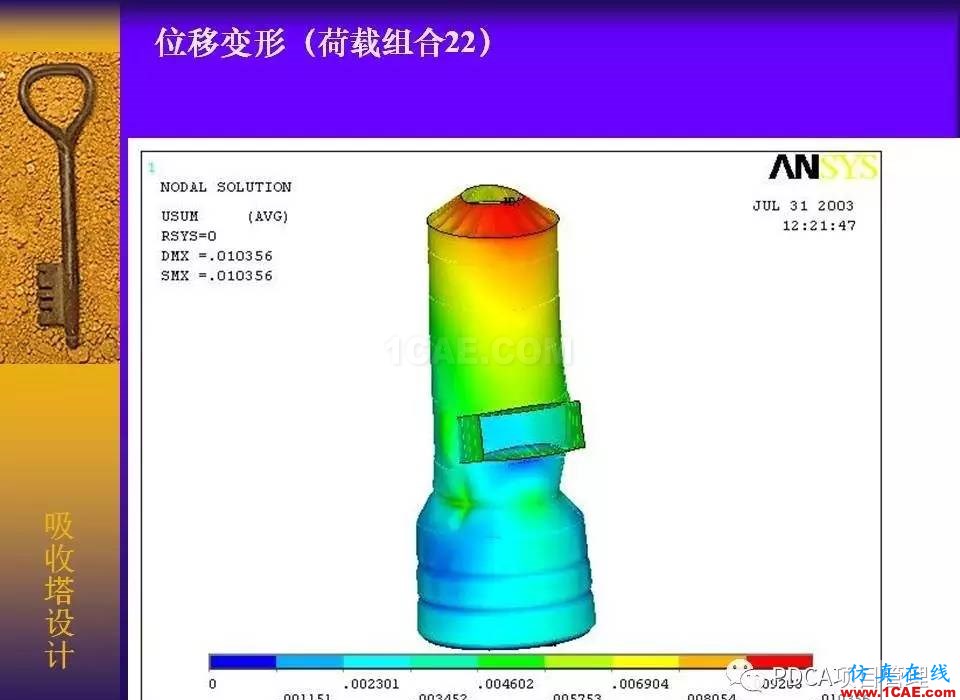 吸收塔易拉罐Ansys有限元分析案例图解ansys分析图片52