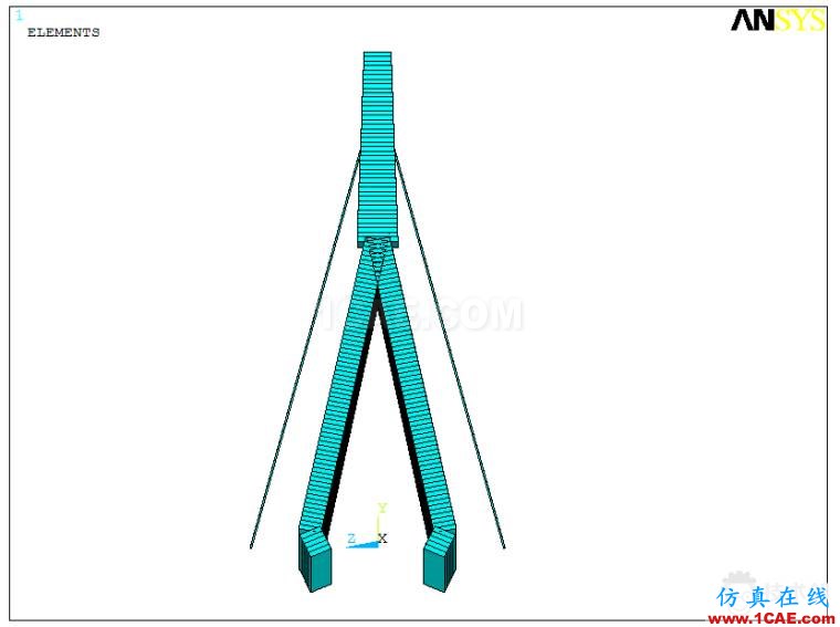 某斜拉桥ANSYS仿真分析实例ansys分析图片4