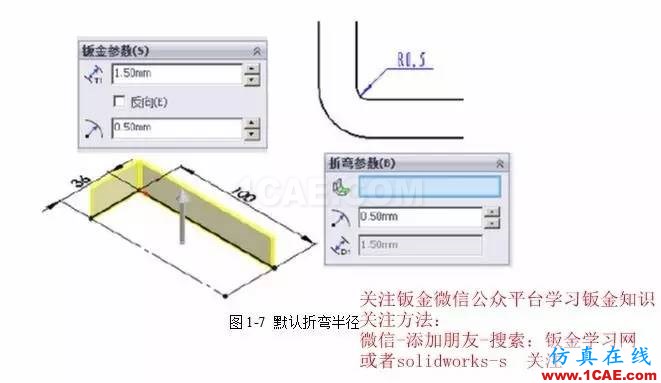 solidWorks 钣金零件设计教程之一，必须的收藏！solidworks simulation技术图片8