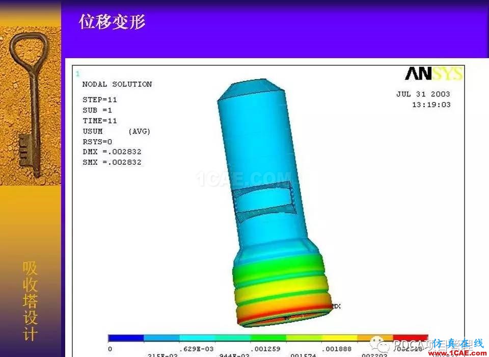 吸收塔易拉罐Ansys有限元分析案例图解ansys仿真分析图片48