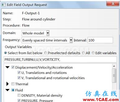 ABAQUS CFD 模拟卡门涡阶abaqus静态分析图片8