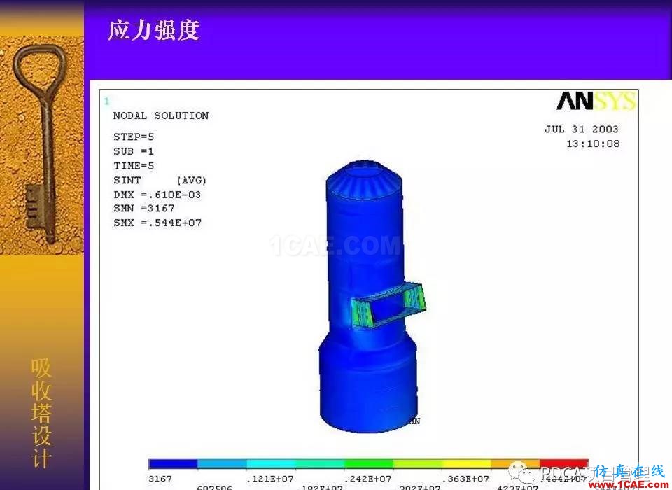 吸收塔易拉罐Ansys有限元分析案例图解ansys分析案例图片12