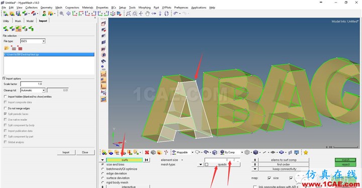 ABAQUS与HyperMesh系列（一）——基础建模hyperworks仿真分析图片18