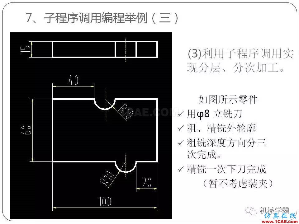 【收藏】数控铣床的程序编程PPT机械设计技术图片69