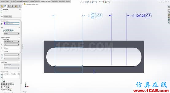 SolidWorks MBD:符合ASME Y14.5-2009标准的连续特征公差标注solidworks simulation应用技术图片2