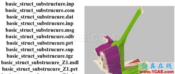 ANSA小窍门-“设置ABAQUS子结构”ANSA培训教程图片9