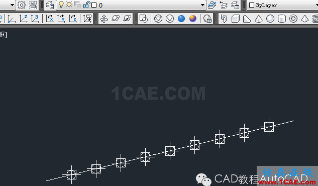 【AutoCAD教程】为什么在cad里用div后看不见等分后的效果呢？AutoCAD技术图片2