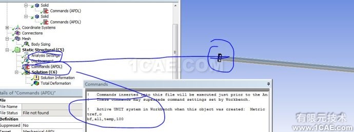 基于apdl和workbench的双金属簧片直接加载温度载荷对比