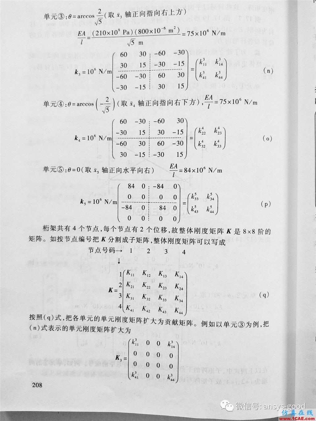 平面桁架(矩阵位移法)ANSYS分析ansys结果图片4