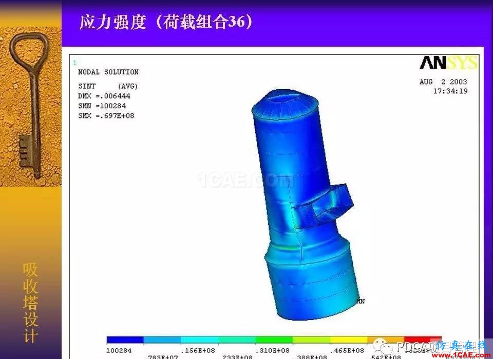 吸收塔易拉罐Ansys有限元分析案例图解ansys分析图片39