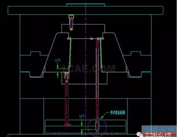 ug模具设计之其它顶出方式-前模顶出，油缸顶出-延迟顶出！ug模具设计技术图片3