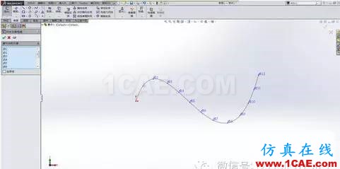 如何在SOLIDWORKS中获取曲线坐标ansys培训课程图片4