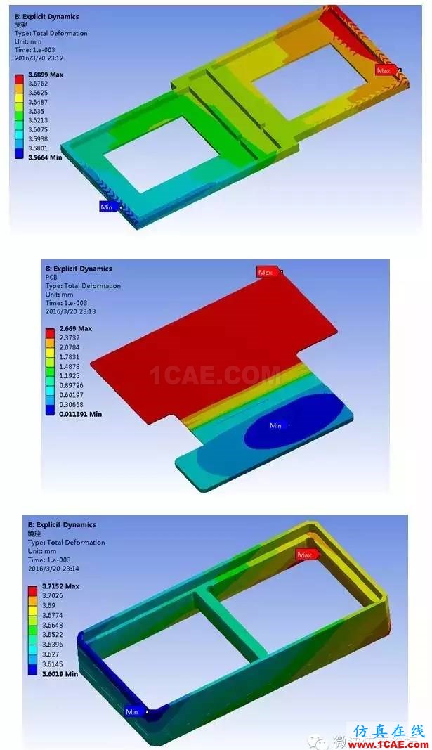 基于ANSYS SpaceClaim+Explicit STR 的手机摄像头模组跌落仿真分析流程ansys workbanch图片9