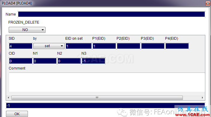 ANSA中Nastran多工况分析设置——线性静力分析ANSA分析图片6