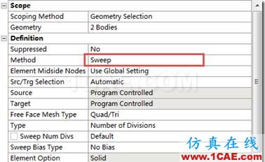 ANSYS Workbench中划分网格的几种方法（入门篇）ansys workbanch图片7