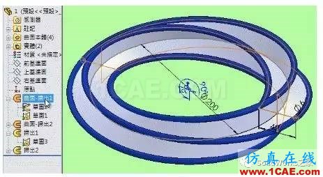 莫比乌斯转环_组件动画solidworks simulation应用技术图片3