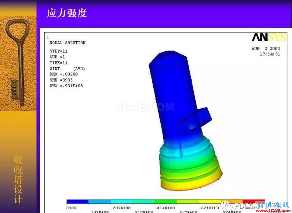 吸收塔易拉罐Ansys有限元分析案例图解ansys结构分析图片19