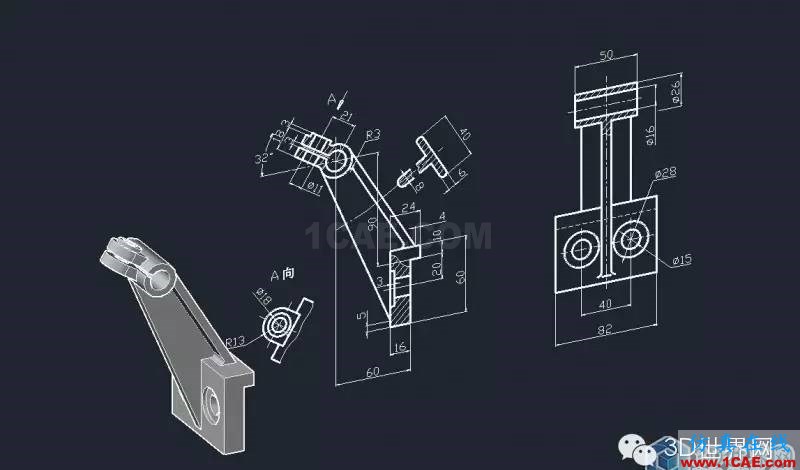 Creo3.0 Direct建模操作简要教程pro/e设计案例图片2