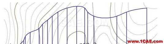 【AutoCAD教程】CAD如何手动绘制地形图剖面AutoCAD分析图片4
