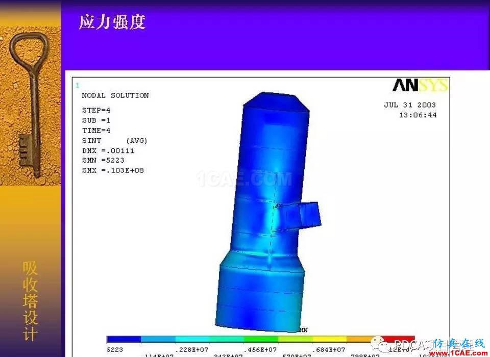 吸收塔易拉罐Ansys有限元分析案例图解ansys分析案例图片11