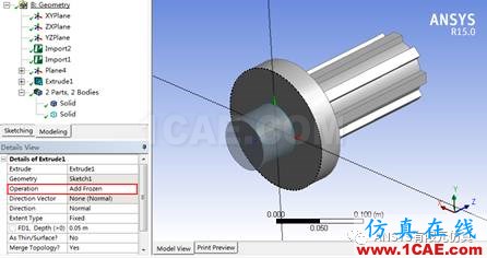 ANSYS Workbench布尔运算ansys培训的效果图片18