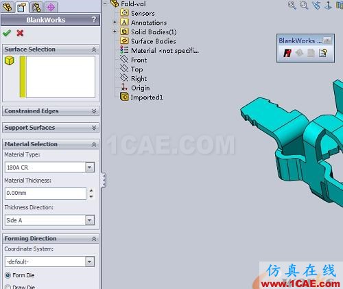 [转载]SOLIDWORKS钣金展开插件blankworks V4.0带CRACKsolidworks仿真分析图片2