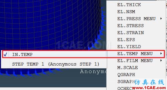ansa-abaqus模板下在温度场载荷时的显示应用ANSA技术图片4