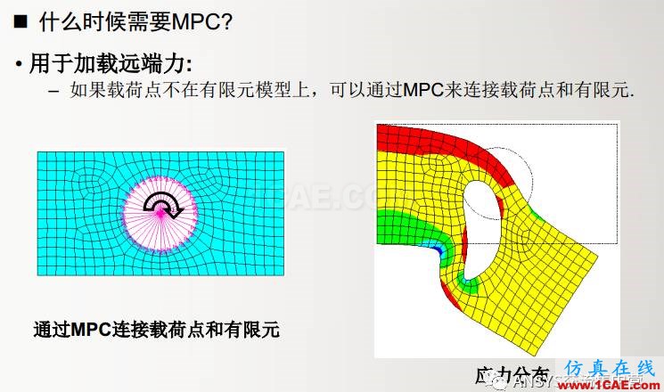 ansys技术专题之 多点约束（MPC）ansys分析图片7