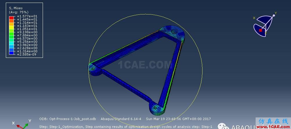 ABAQUS拓扑优化仿真案例abaqus有限元分析案例图片25