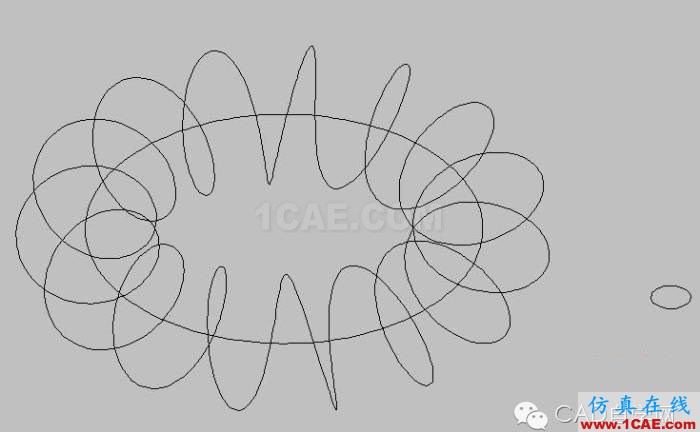 AutoCAD环形弹簧做法二AutoCAD分析图片7