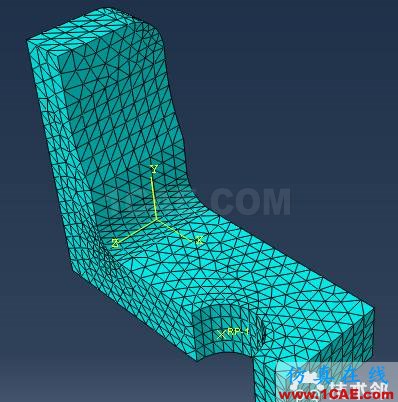 Abaqus和WELSIM仿真简单支架受力分析案例赏析---细化网格对（应力集中）解的收敛性的影响abaqus有限元仿真图片20