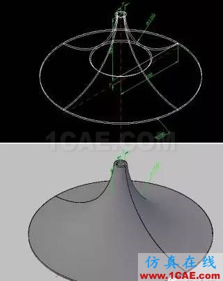 AutoCAD曲面实体造型实例AutoCAD仿真分析图片10