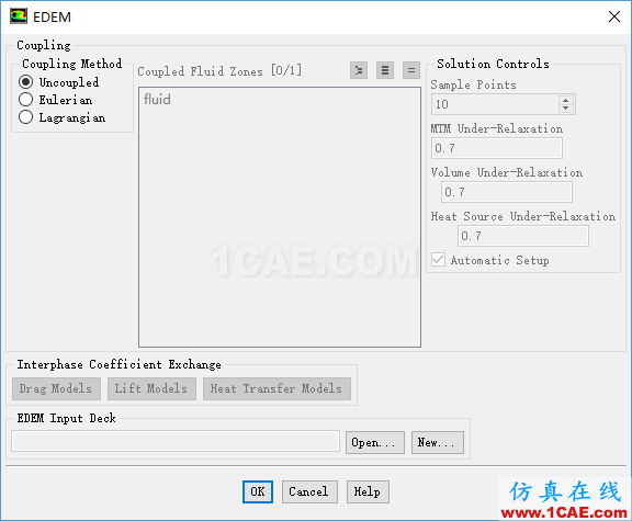 【FLUENT案例】06:与EDEM耦合计算【转发】ansys workbanch图片12