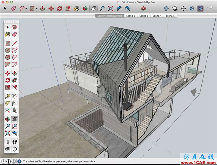 效果图的艺术：用SketchUp, AutoCAD 和 Photoshop创造绝佳的水彩效果AutoCAD学习资料图片3