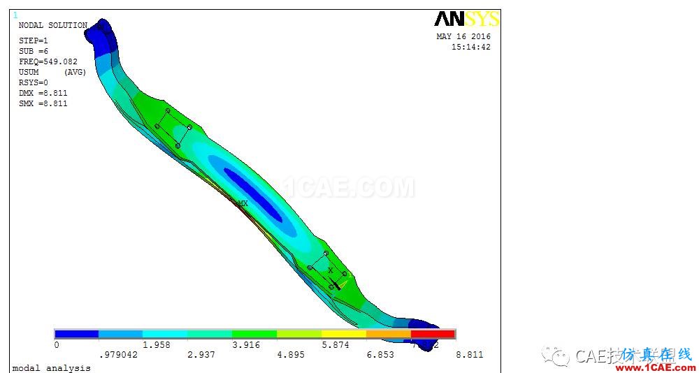 【技术篇】基于ANSYS的汽车前轴强度分析和模态分析ansys培训的效果图片23