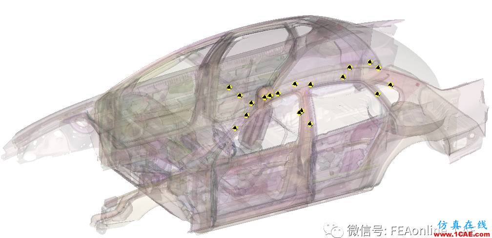 基于FMVSS 201U法规对车内乘员头部碰撞位置模型的建立abaqus有限元技术图片3