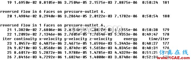 关于fluent中计算出现回流的情况(reversed wbrflow wbrin wbr* wbrfaces wbron*)