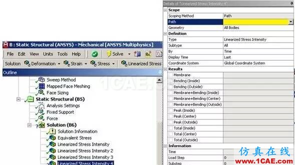 教程 | Ansys Workbench应力线性化过程ansys结果图片6