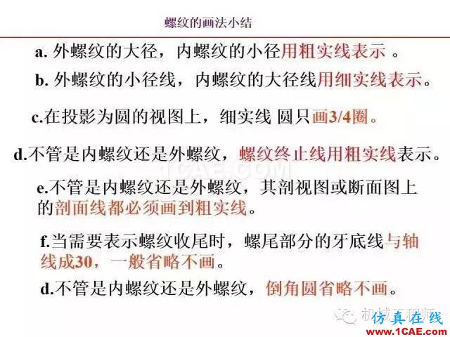 【专业积累】80页PPT让你全面掌握工程图中的标准件和常用件机械设计案例图片21