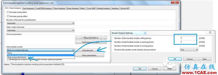 Moldflow中间结果输出控制moldflow结果图片4