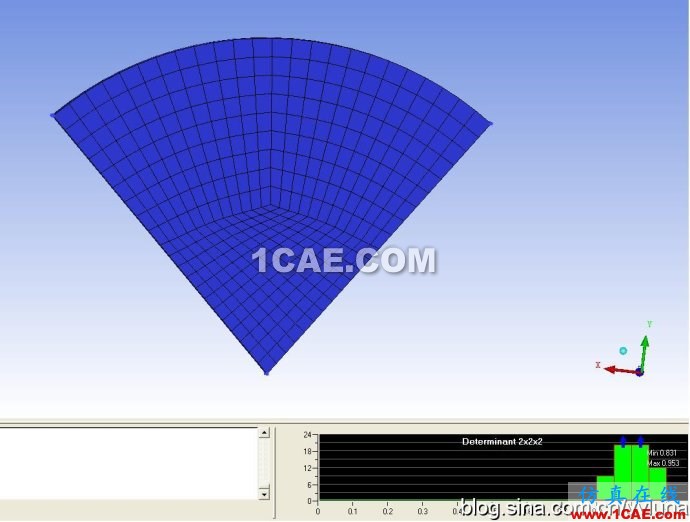 ICEM wbrY-Block为三角形结构实体划分结构化网格